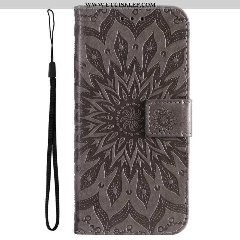 Etui Folio do Vivo Y16 Mandala Sun Ze Smyczą